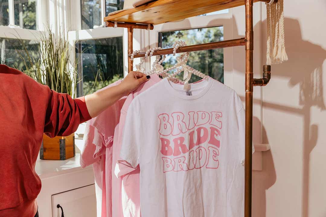 Custom bride tshirt design for a bachelorette party